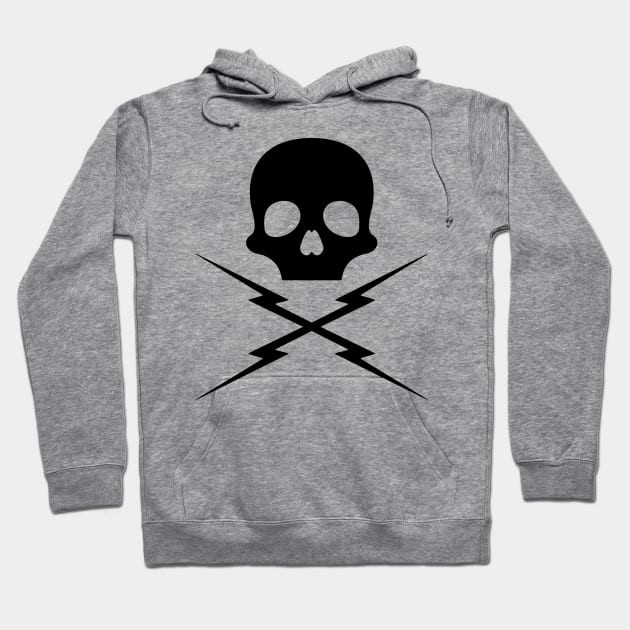 Death Proof Skull Hoodie by DoctorTees